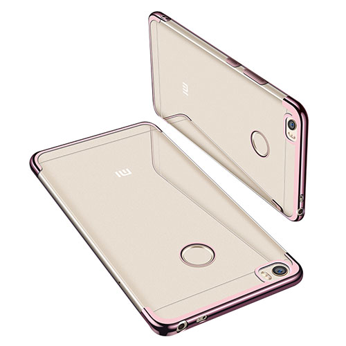 Ultra-thin Transparent TPU Soft Case H02 for Xiaomi Mi Max Rose Gold