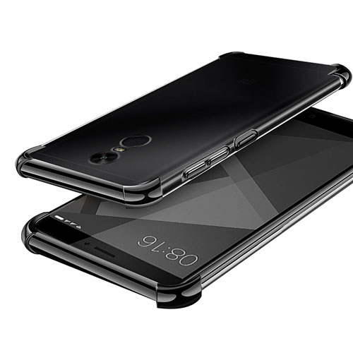 Ultra-thin Transparent TPU Soft Case H02 for Xiaomi Redmi Note 4X High Edition Black