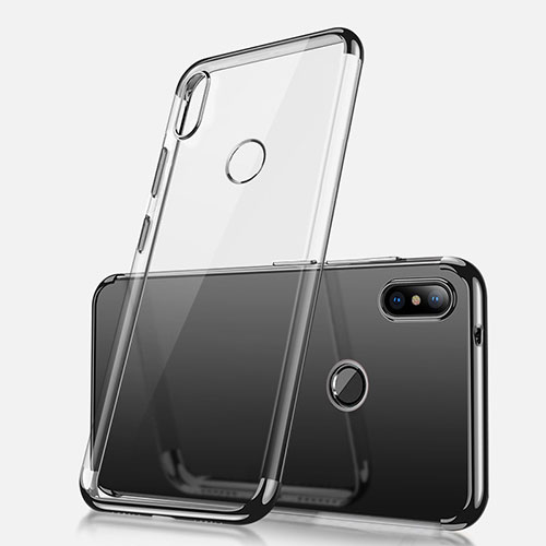Ultra-thin Transparent TPU Soft Case H02 for Xiaomi Redmi Note 5 AI Dual Camera Black