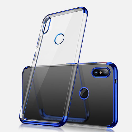 Ultra-thin Transparent TPU Soft Case H02 for Xiaomi Redmi Note 5 AI Dual Camera Blue