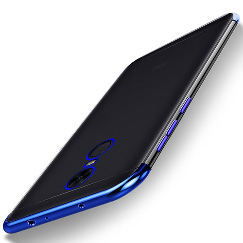 Ultra-thin Transparent TPU Soft Case H02 for Xiaomi Redmi Note 5 Indian Version Blue