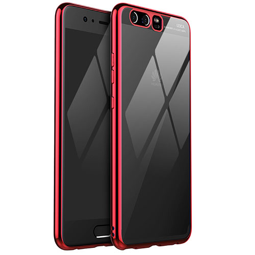 Ultra-thin Transparent TPU Soft Case H03 for Huawei P10 Red