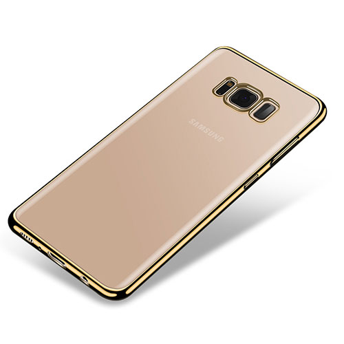 Ultra-thin Transparent TPU Soft Case H03 for Samsung Galaxy S8 Plus Gold