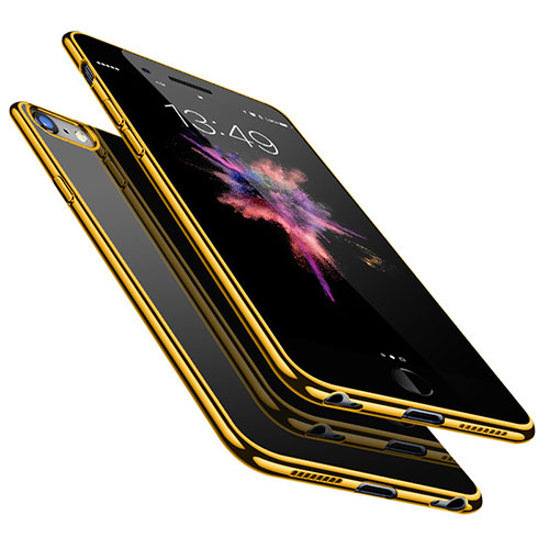 Ultra-thin Transparent TPU Soft Case H04 for Apple iPhone 6 Plus Gold