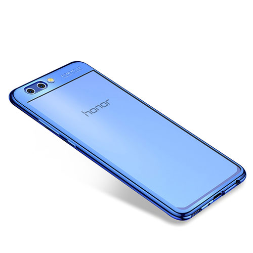 Ultra-thin Transparent TPU Soft Case H04 for Huawei Honor V10 Blue