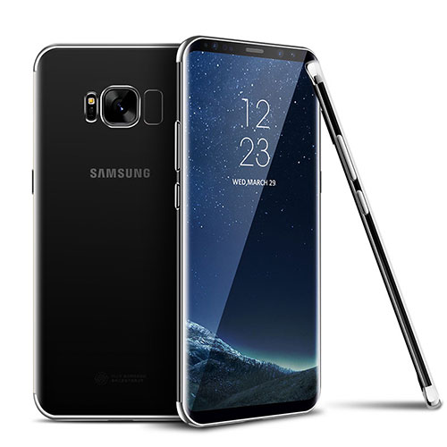 Ultra-thin Transparent TPU Soft Case H04 for Samsung Galaxy S8 Plus Silver