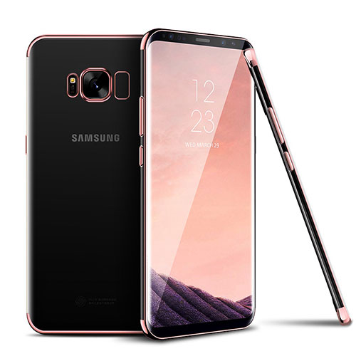Ultra-thin Transparent TPU Soft Case H04 for Samsung Galaxy S8 Rose Gold