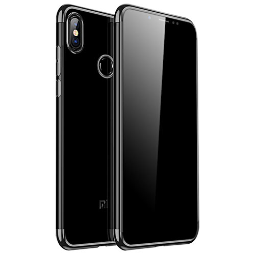 Ultra-thin Transparent TPU Soft Case H04 for Xiaomi Redmi Note 5 AI Dual Camera Black