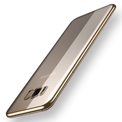 Ultra-thin Transparent TPU Soft Case H05 for Samsung Galaxy S8 Plus Gold