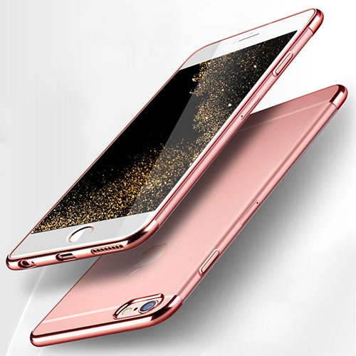 Ultra-thin Transparent TPU Soft Case H09 for Apple iPhone 6 Plus Pink