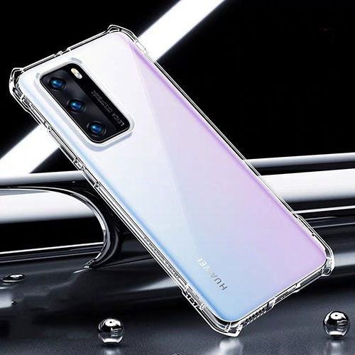 Ultra-thin Transparent TPU Soft Case K01 for Huawei P40 Clear