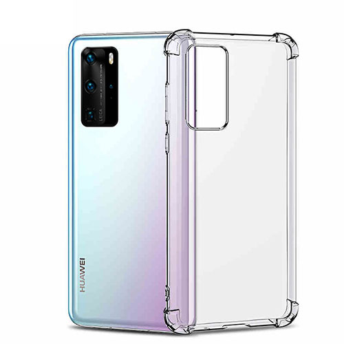 Ultra-thin Transparent TPU Soft Case K01 for Huawei P40 Pro Clear