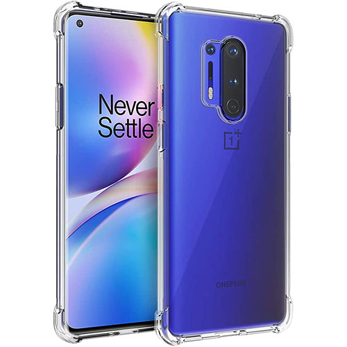 Ultra-thin Transparent TPU Soft Case K01 for OnePlus 8 Pro Clear