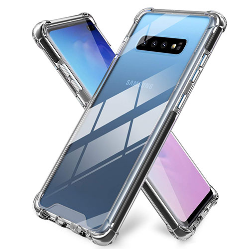 Ultra-thin Transparent TPU Soft Case K01 for Samsung Galaxy S10 Plus Clear