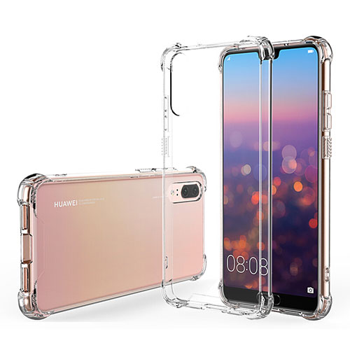 Ultra-thin Transparent TPU Soft Case K03 for Huawei P20 Clear