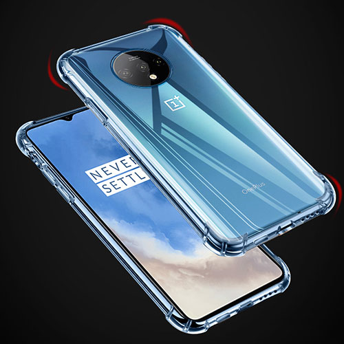 Ultra-thin Transparent TPU Soft Case K04 for OnePlus 7T Clear