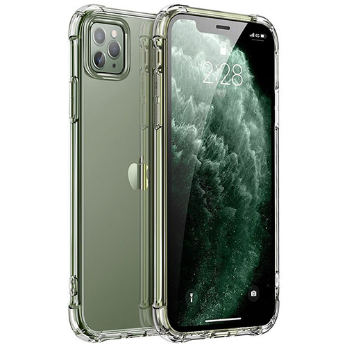 Ultra-thin Transparent TPU Soft Case M01 for Apple iPhone 11 Pro Max Clear