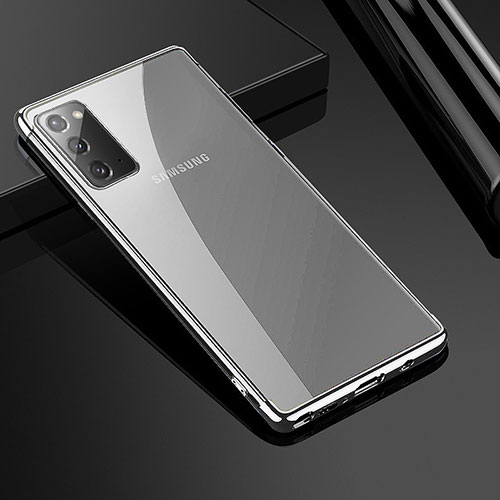 Ultra-thin Transparent TPU Soft Case N03 for Samsung Galaxy Note 20 5G Silver