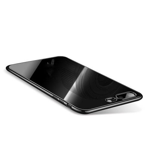 Ultra-thin Transparent TPU Soft Case Q01 for Apple iPhone 8 Plus Black