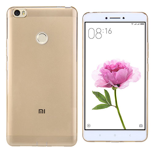 Ultra-thin Transparent TPU Soft Case Q02 for Xiaomi Mi Max Gold