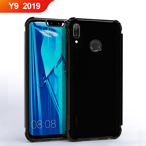 Ultra-thin Transparent TPU Soft Case S01 for Huawei Y9 (2019) Black