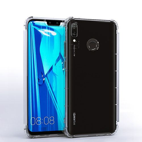 Ultra-thin Transparent TPU Soft Case S01 for Huawei Y9 (2019) Clear