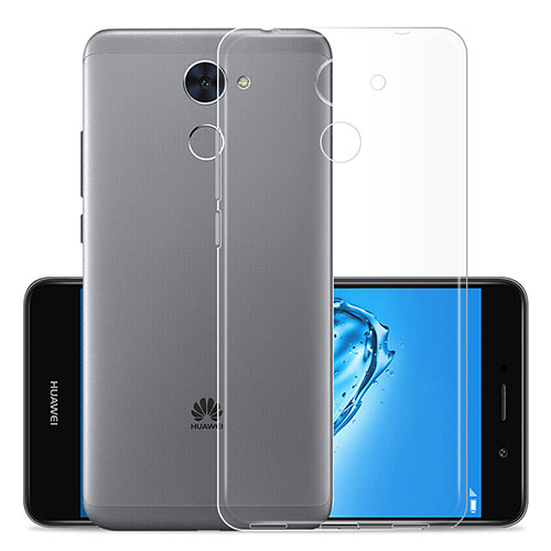 Ultra-thin Transparent TPU Soft Case T01 for Huawei Y7 Prime Clear