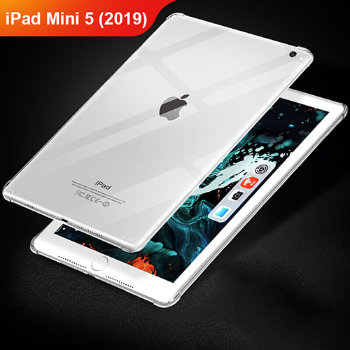 Ultra-thin Transparent TPU Soft Case T02 for Apple iPad Mini 5 (2019) Clear