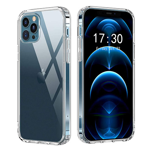 Ultra-thin Transparent TPU Soft Case T02 for Apple iPhone 12 Pro Max Clear