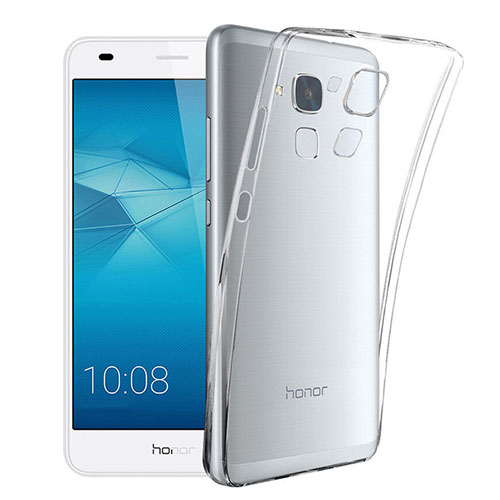 Ultra-thin Transparent TPU Soft Case T02 for Huawei Honor 5C Clear