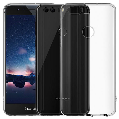 Ultra-thin Transparent TPU Soft Case T02 for Huawei Honor 8 Clear