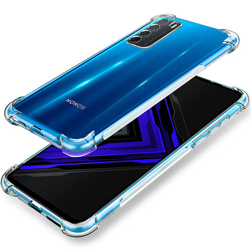 Ultra-thin Transparent TPU Soft Case T02 for Huawei Honor Play4 5G Clear