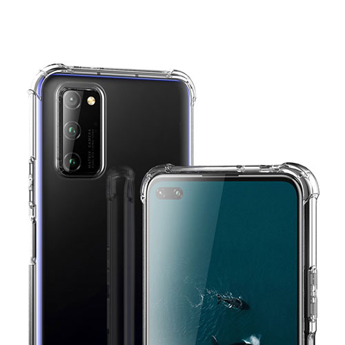 Ultra-thin Transparent TPU Soft Case T02 for Huawei Honor View 30 Pro 5G Clear