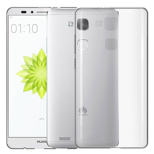 Ultra-thin Transparent TPU Soft Case T02 for Huawei Mate 7 Clear
