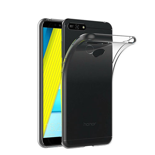 Ultra-thin Transparent TPU Soft Case T02 for Huawei Y6 (2018) Clear