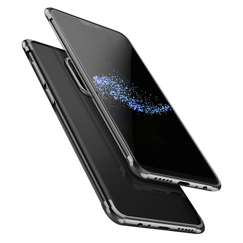 Ultra-thin Transparent TPU Soft Case T02 for OnePlus 6 Black