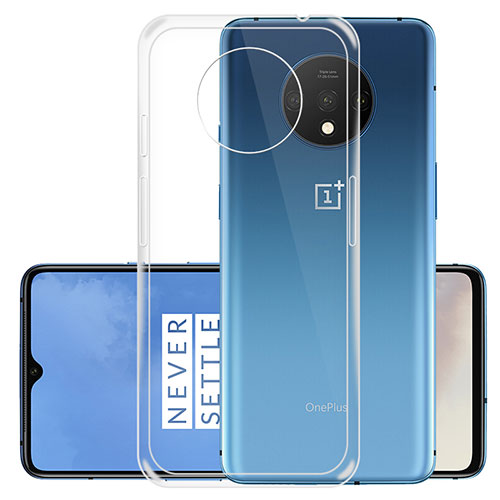 Ultra-thin Transparent TPU Soft Case T02 for OnePlus 7T Clear