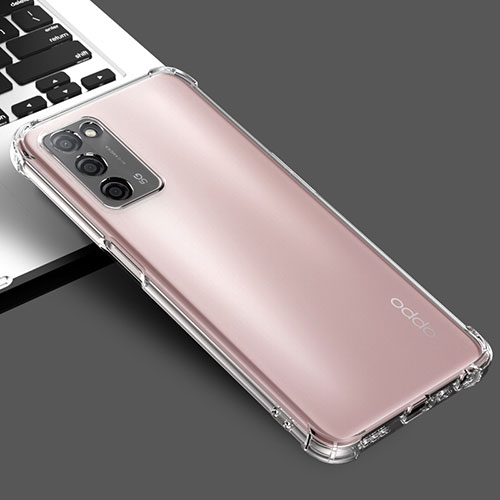 Ultra-thin Transparent TPU Soft Case T02 for Oppo A55 5G Clear