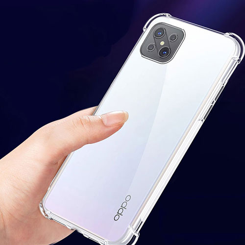 Ultra-thin Transparent TPU Soft Case T02 for Oppo A92s 5G Clear