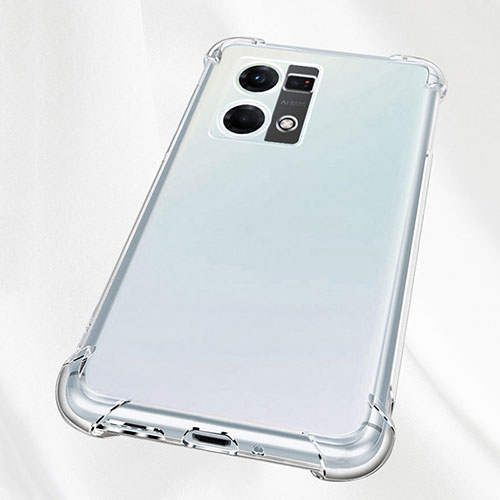 Ultra-thin Transparent TPU Soft Case T02 for Oppo F21s Pro 4G Clear