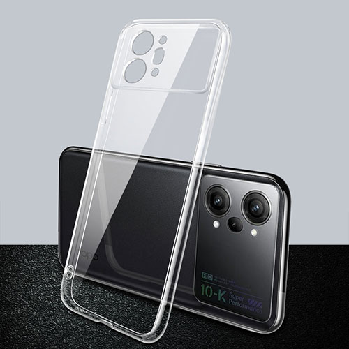 Ultra-thin Transparent TPU Soft Case T02 for Oppo K10 Pro 5G Clear