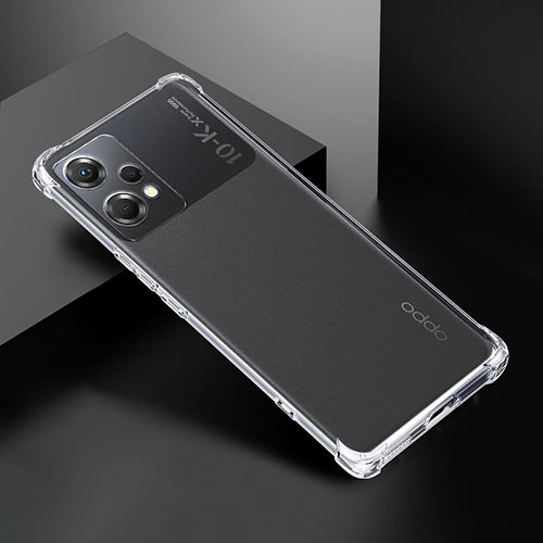 Ultra-thin Transparent TPU Soft Case T02 for Oppo K10X 5G Clear