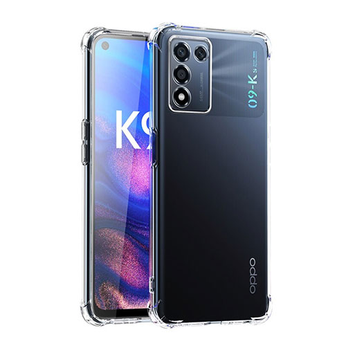 Ultra-thin Transparent TPU Soft Case T02 for Oppo K9S 5G Clear