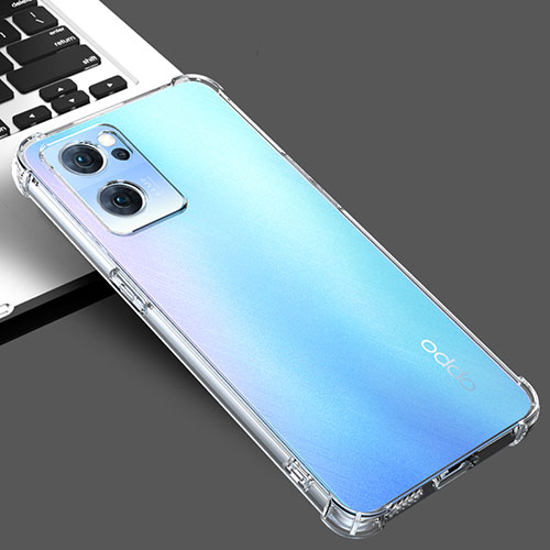 Ultra-thin Transparent TPU Soft Case T02 for Oppo Reno7 SE 5G Clear