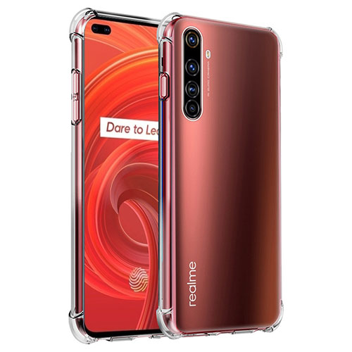 Ultra-thin Transparent TPU Soft Case T02 for Realme X50 Pro 5G Clear