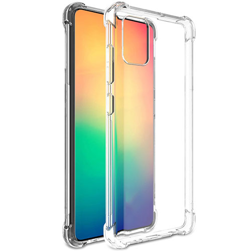 Ultra-thin Transparent TPU Soft Case T02 for Samsung Galaxy A51 4G Clear