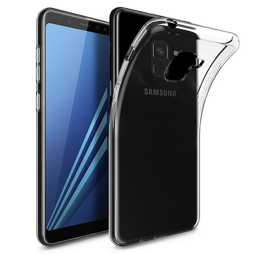 Ultra-thin Transparent TPU Soft Case T02 for Samsung Galaxy A8 (2018) Duos A530F Clear