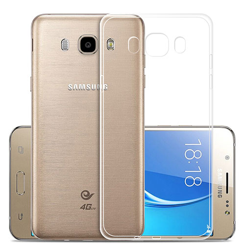 Ultra-thin Transparent TPU Soft Case T02 for Samsung Galaxy J5 Duos (2016) Clear