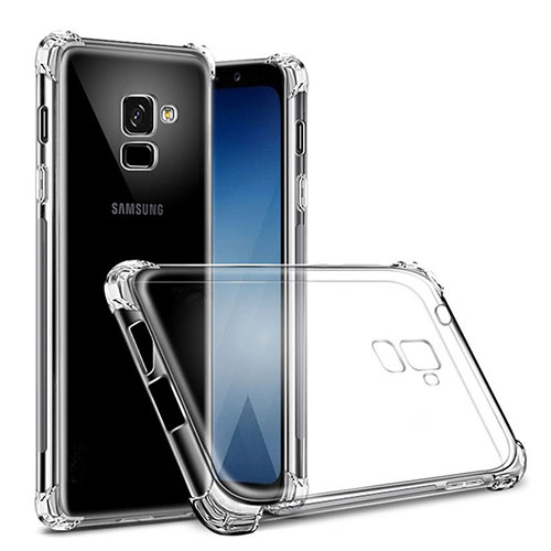 Ultra-thin Transparent TPU Soft Case T02 for Samsung Galaxy J6 (2018) J600F Clear