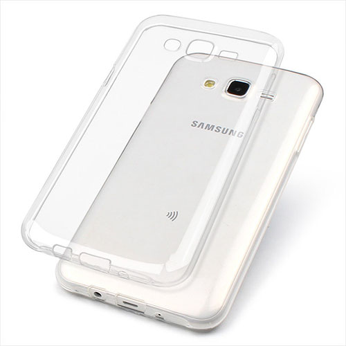 Ultra-thin Transparent TPU Soft Case T02 for Samsung Galaxy J7 SM-J700F J700H Clear